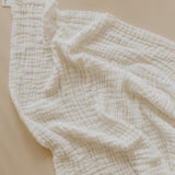 White Organic Muslin Blanket